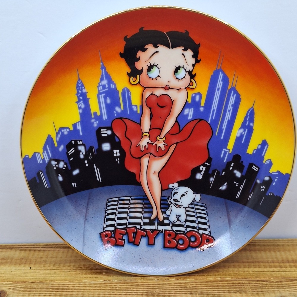 Danbury Mint‎ Betty Boop Limited Edition Porcelain Round Collector Plate A991